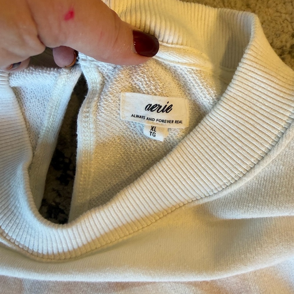 Aerie Pink Bow Sweatshirt - Picture 4 of 5